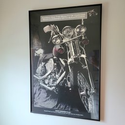 Framed Motorcycle Poster (UpBR2)