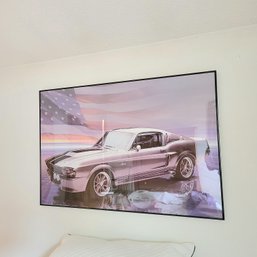 Framed Poster Of GT 500 Car (upBR2)