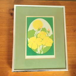 Framed Floral Print (upBR2)