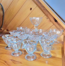 Glass Dessert Dishes In Several Sizes (LR)