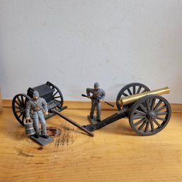 Gettysburg Memorabilia Cast Iron Cannons- Men Are Plastic (Bsmt)