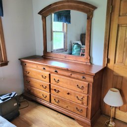 8 Drawer Bedroom Dresser With Mirror 72' X 66' X 18' (1st FL BR)