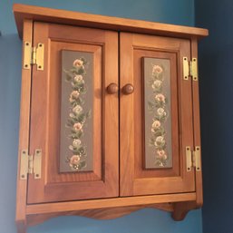 Hand Painted Wooden Wall Shelf (Kitchen)