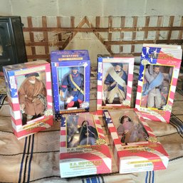 Lot Of 6 Soldiers Of The World 12' Dolls In Boxes (bsmt TrainT)