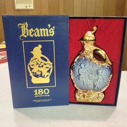 Empty Beams Liquor Bottle In Box (Bsmt)