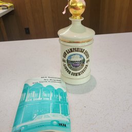 New Hampshire Liquor Commission Bottle And Booklet (Bsmt)