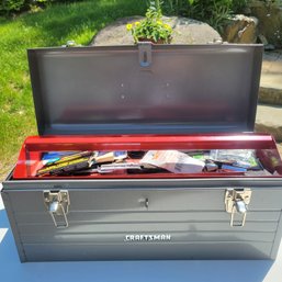 Metal Craftsman Tool Box Including Contents (Garage)