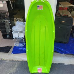Green Plastic Sled (Garage)