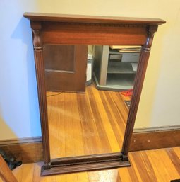 Vintage Old Meetinghouse Wood Framed Mirror (Hallway)