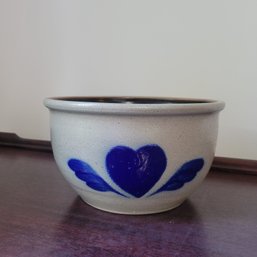 Stoneware Pottery Bowl Or Planter Marked 'CH' (LR)