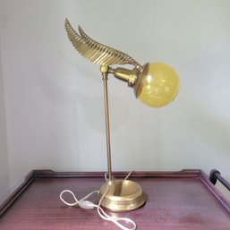 Harry Potter The Golden Snitch Task Lamp From Pottery Barn Teen (LR)
