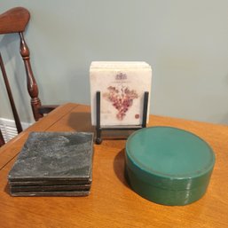 Stone And Paper Coasters (Kitchen)