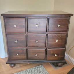 9 Drawer Wooden Apothecary Cabinet (MB)