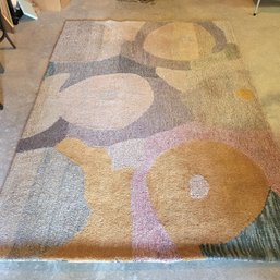 Wool And Cotton Patterned Rug 5' 3' X 7' 6' (Bsmt)