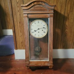 New England Clock Company Wooden Clock (MB)