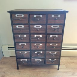 Card Catalog Chest Of 18 Drawers (Kitchen)