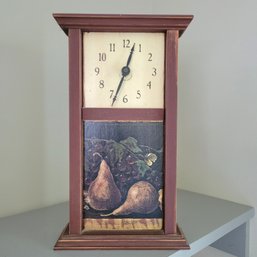 Cute Wooden Country Clock (Kitchen)