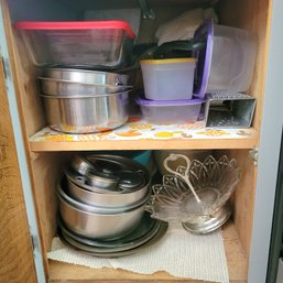 Cabinet Lot Pots, Pans, Containers And More (Kitchen)