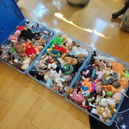 3 Totes Full Of Beanie Babies (LR)