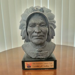 Native American Bust Tobacco Corp Trophy (LR)