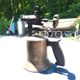 Rare Vintage Antique DUNLAP Tools Brass Gasoline Blow Torch (Garage)