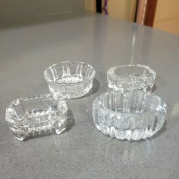 Set Of 4 Glass Salt Cellars (Kitchen)