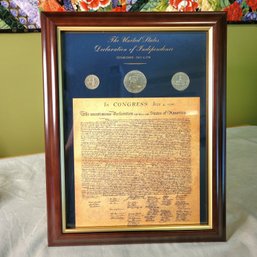 United States Constitution Framed Independence And Liberty Coin Set