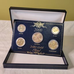 24k Gold Plated Coin Collection 2000