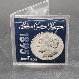 Proof Coin 1895 Tribute Proof 'P' Morgan Dollar Replica Coin COPY