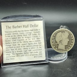 1894 The Barber Half Dollar With Little Info Card