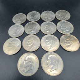 14 D. Eisenhower Silver Dollars Bicentennial Lot