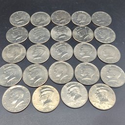 Lot Of 26** Kennedy Half Dollars All Are Mint Marked Either 'P' Or 'D'