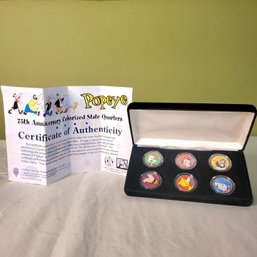 75th Anniversary Colorized State Quarters Popeye Collection