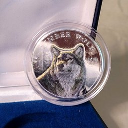 Republic Of Liberia Timber Wolf Coin $10 Coin