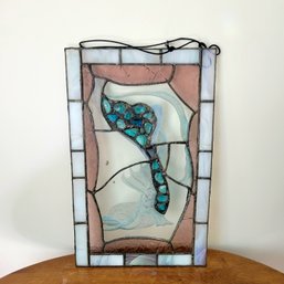 Stained Glass Art With Beautiful Fish By Artist Richard MacDonald (Dining Room)