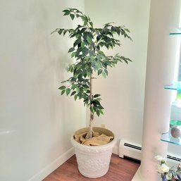 Faux Potted Tree (Dining Room)