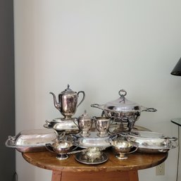 Silver Plated Serving Dishes (Dining Room)