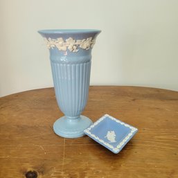 Wedgewood Vase And Trinket Dish (Dining Room)