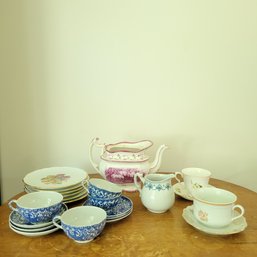 China Lot -Tea Cups, Plates, Pitchers (Dining Room)