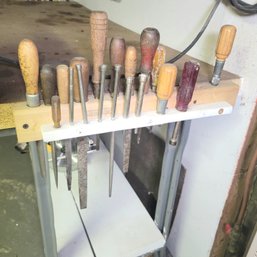 Lot Of Chisels And Other Tools