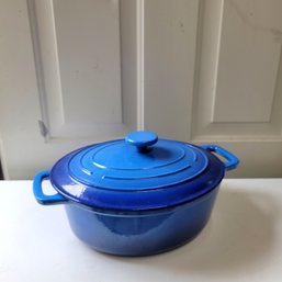 Blue Enameled Cast Iron Baker By Cooks