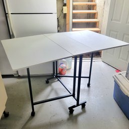 White Folding Craft Table Some Surface Flaws