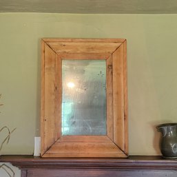 Vintage Mirror In Wood Frame (Dining Room)