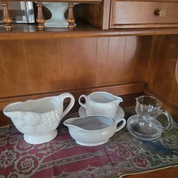 Ceramic And Glass Pitchers(Dining Room)