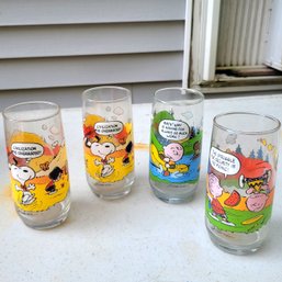 Vintage Camp Snoopy Glasses (barn)