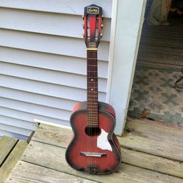 Norma Guitar Missing Strings (barn)