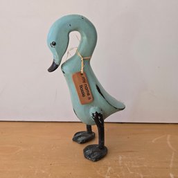 Smith & Hawken Carved Wood Duck Flossie (KB)