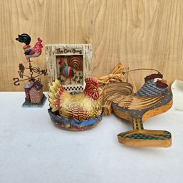 Rooster Decoration Lot - Jim Shore & Misc (DM)