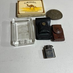 Camel Cards (used), Ashtray And Lighters