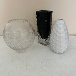Vases Including Black Glass (Living Rm)